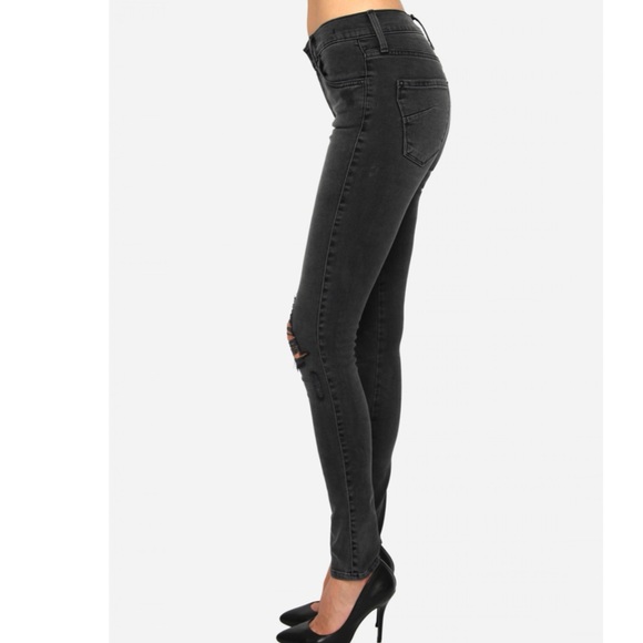 🖤 JAMES JEANS “Twiggy Slate Distressed Jeans”✨EUC - Picture 5 of 16